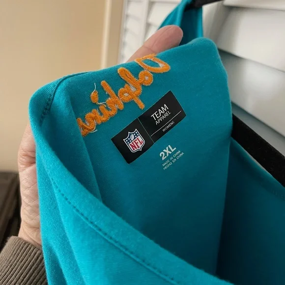 Women's Miami Dolphins Bling t shirt XXL - Picture 7 of 7